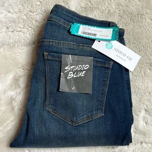 Stitchfix Studio blue ARANZA midrise skinny Jean size 2/26